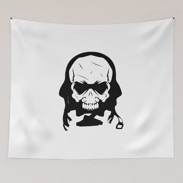 Item preview, Painted Halloween Skull Wholesale Tattoo designed and sold by PodiShawna.