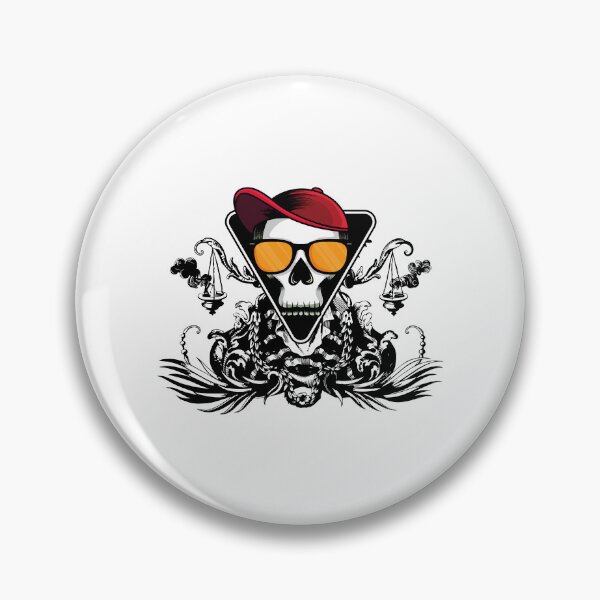Item preview, Painted Skull Wholesale Halloween Tattoo designed and sold by PodiShawna.