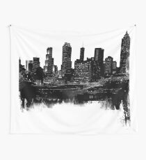 Atlanta Skyline Wall Tapestry