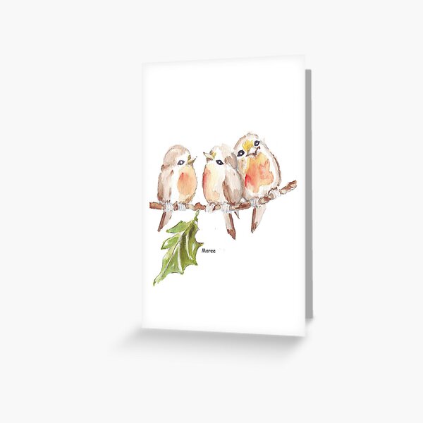 Three Little birds ♪♪♪♫ Greeting Card