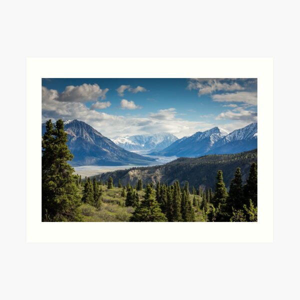 Forest Mountains River National Park Nature Photography Wall Art Art Print