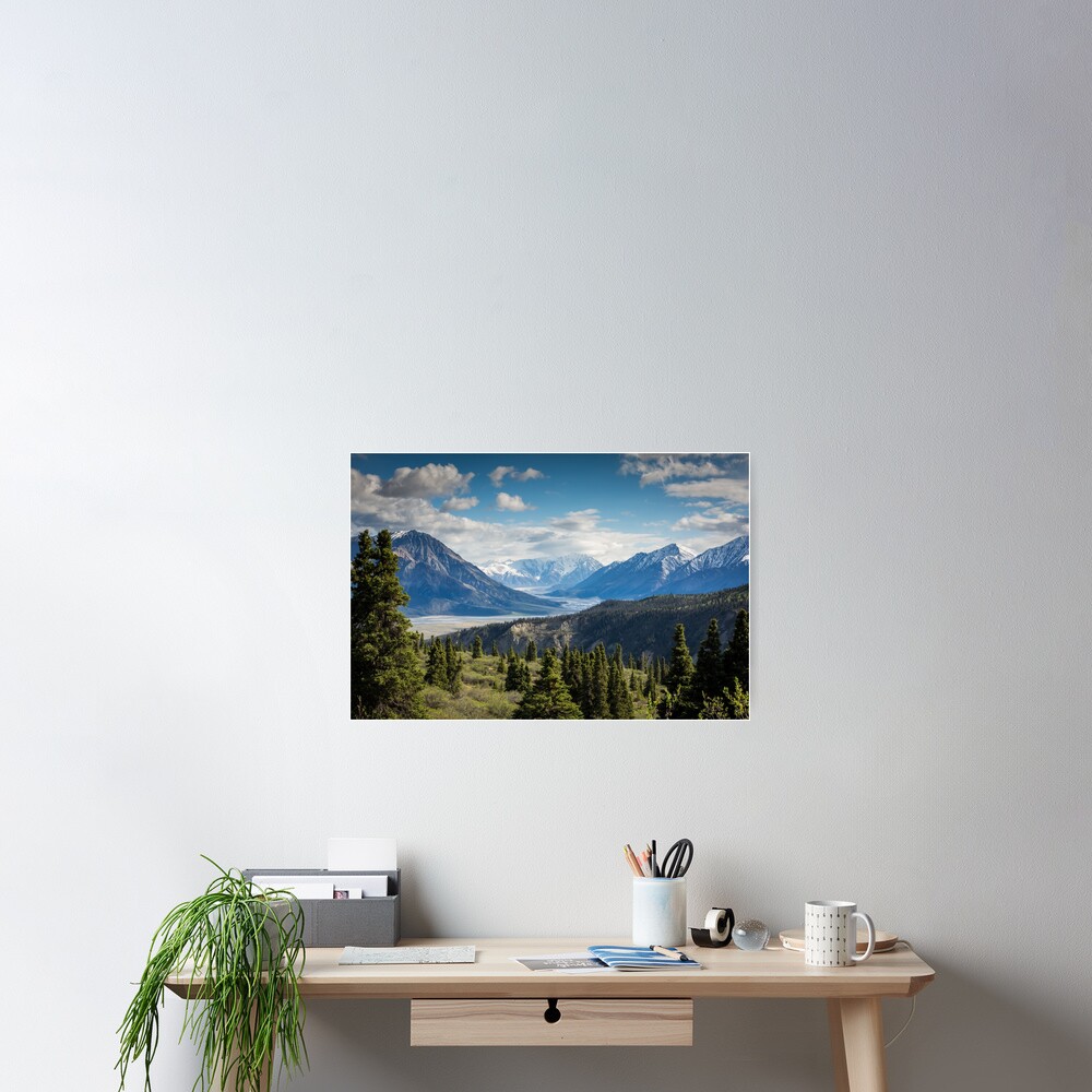 Forest Mountains River National Park Nature Photography Wall Art Poster
