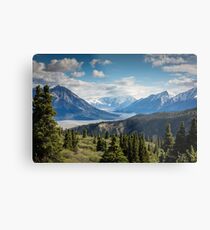 Forest Mountains River National Park Nature Photography Wall Art Metal Print