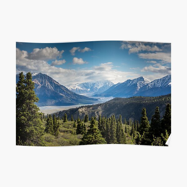 Forest Mountains River National Park Nature Photography Wall Art Poster