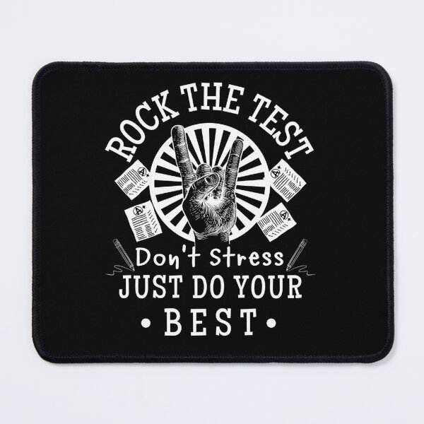 Item preview, Rock The Test Just Do Your Best (Teacher Student Test Day Gift) designed and sold by i-longmanshop.