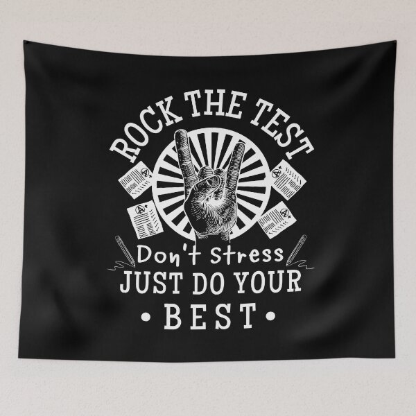 Item preview, Rock The Test Just Do Your Best (Teacher Student Test Day Gift) designed and sold by i-longmanshop.