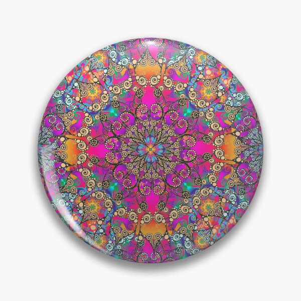 Artikelvorschau, Mandala fluorescent orange mix entworfen und verkauft von pearlposition.