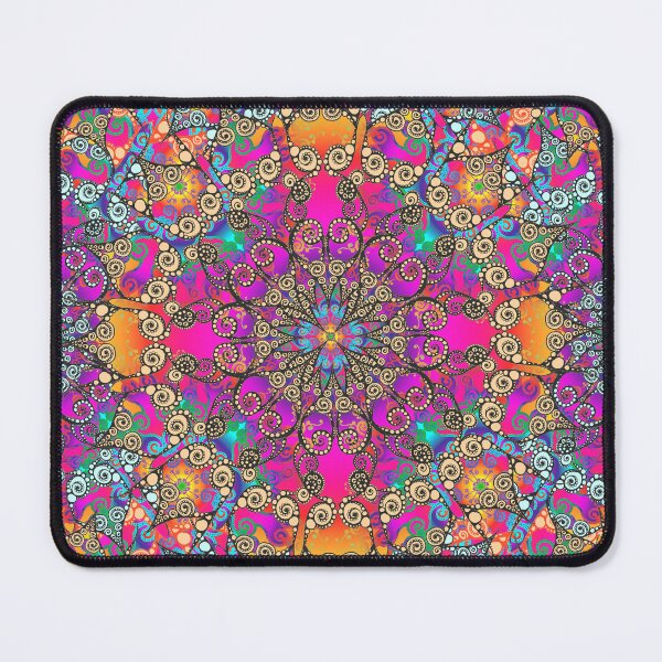 Artikelvorschau, Mandala fluorescent orange mix entworfen und verkauft von pearlposition.