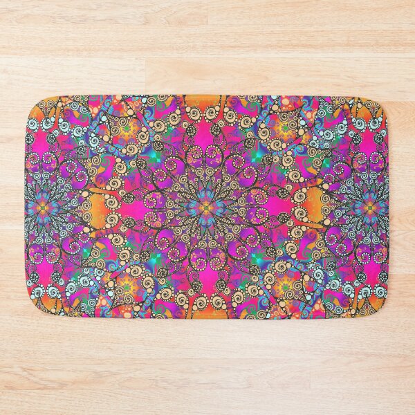 Artikelvorschau, Mandala fluorescent orange mix entworfen und verkauft von pearlposition.