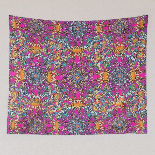 Artikelvorschau, Mandala fluorescent orange mix entworfen und verkauft von pearlposition.