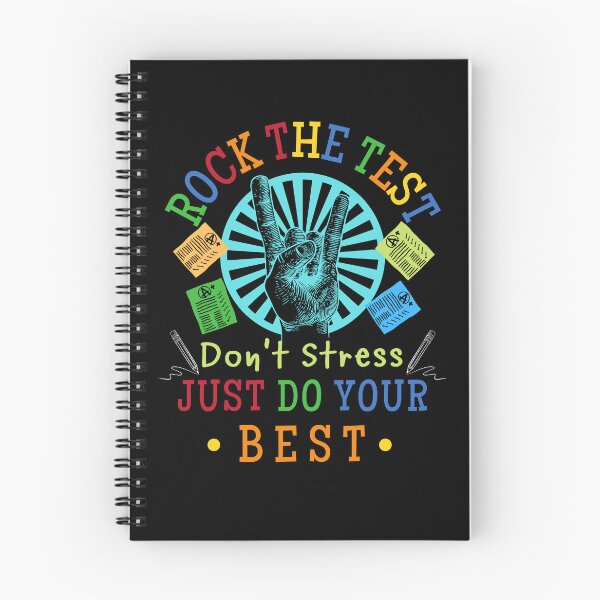 Item preview, Rock The Test Don't Stress Just Do Your Best (Teacher Student Test Day Gift) designed and sold by i-longmanshop.