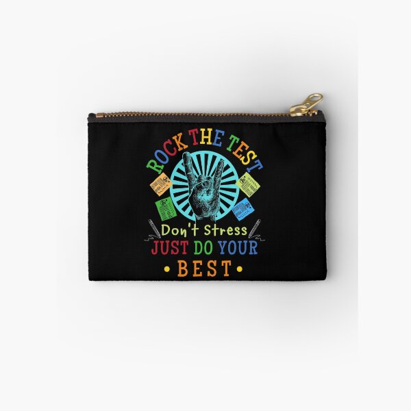 Item preview, Rock The Test Don't Stress Just Do Your Best (Teacher Student Test Day Gift) designed and sold by i-longmanshop.