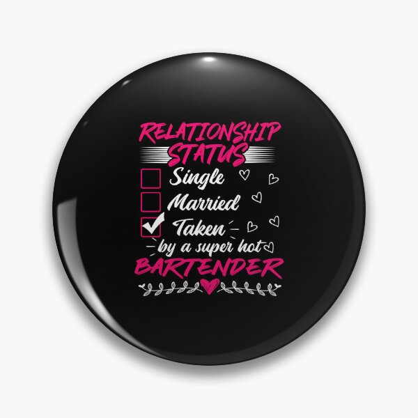Item preview, Funny His and Her Gift Idea Bartender Relationship Status designed and sold by haselshirt.