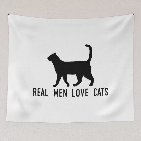 Item preview, Real Men Love Cats designed and sold by HardiKel.