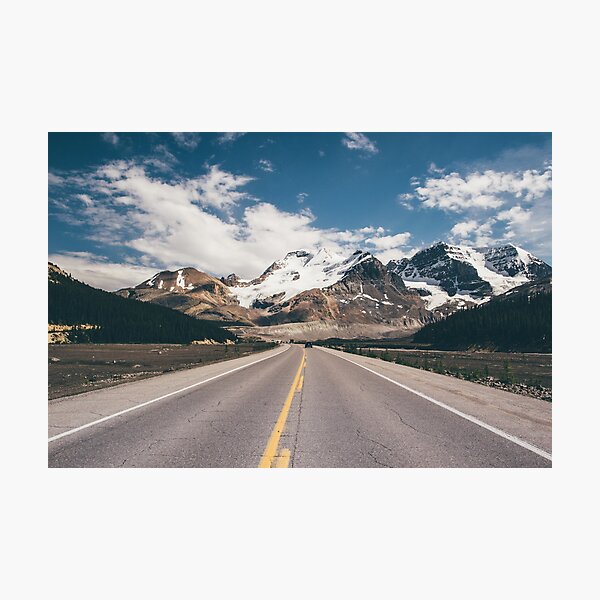 Mountain Vacation Road Trip Photographic Print