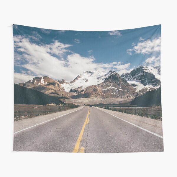 Mountain Vacation Road Trip Tapestry