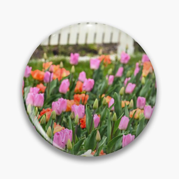 Item preview, tulip flower garden in springtime designed and sold by goceris.