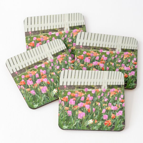 Item preview, tulip flower garden in springtime designed and sold by goceris.