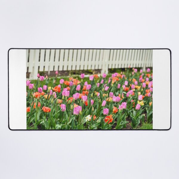 Item preview, tulip flower garden in springtime designed and sold by goceris.