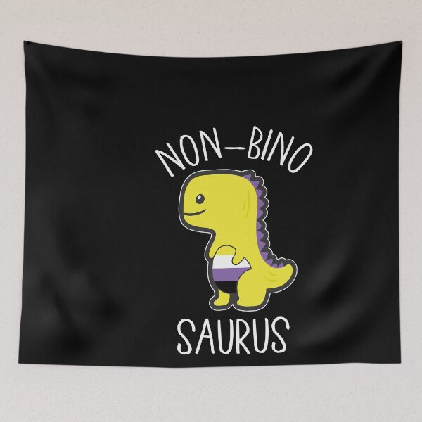 Item preview, Non-Binär-Non-Bino Saurus, Be Yourself, Stand By Your Identity designed and sold by Kaaimaan.
