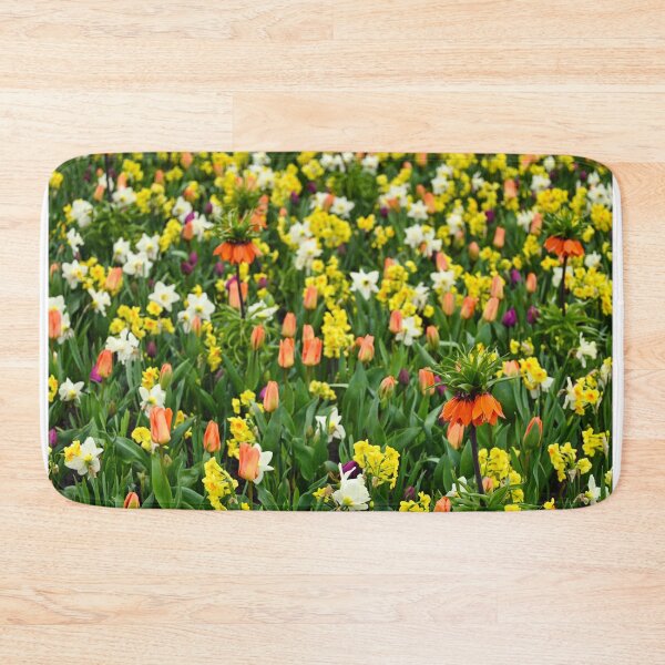 Item preview, Colorful garden with flowers spring season designed and sold by goceris.