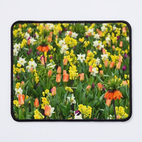 Item preview, Colorful garden with flowers spring season designed and sold by goceris.