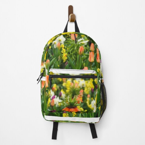 Item preview, Colorful garden with flowers spring season designed and sold by goceris.
