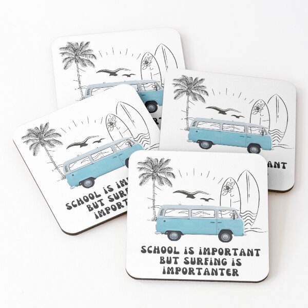 Item preview, school is important but surfing is important designed and sold by yassminishop.