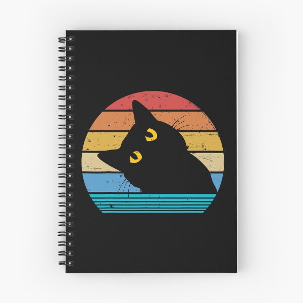 Item preview, Retro Black Cat Lover Vintage Style Cats Cute Kitty Gift designed and sold by HardiKel.