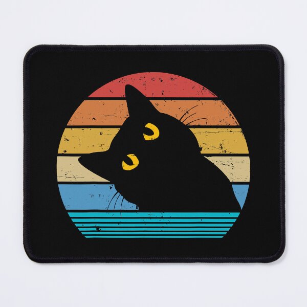 Item preview, Retro Black Cat Lover Vintage Style Cats Cute Kitty Gift designed and sold by HardiKel.