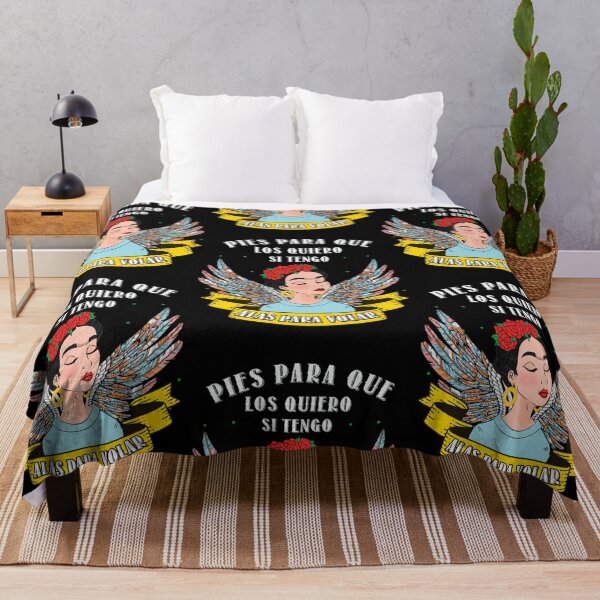 Item preview, Pies para que los quiero si tengo Alas para volar Frida Kahlo designed and sold by Austyn Rogahn.