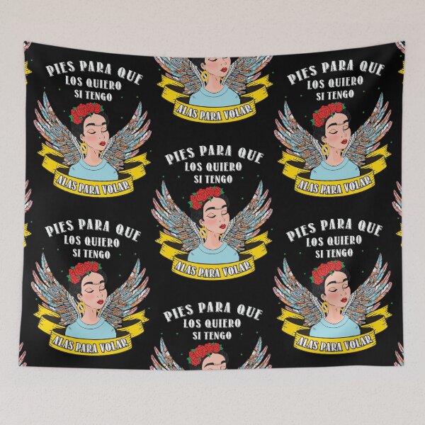 Item preview, Pies para que los quiero si tengo Alas para volar Frida Kahlo designed and sold by Austyn Rogahn.