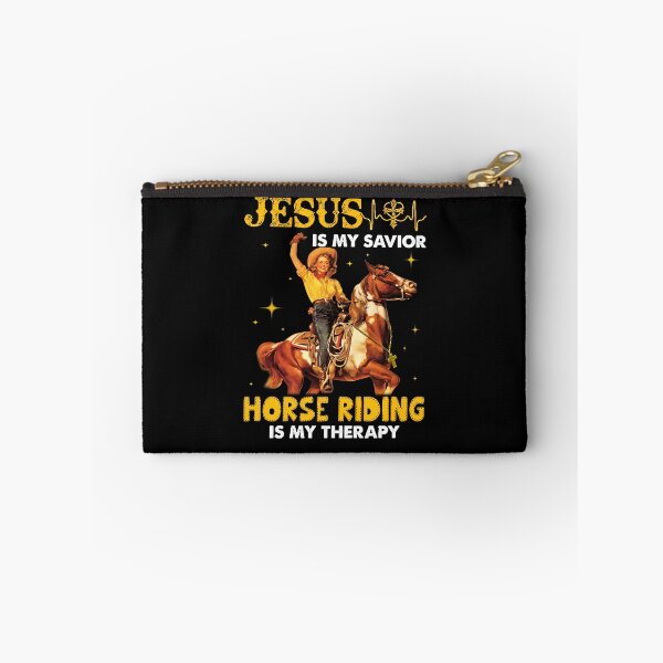 Item preview, Jesus Is My Savior Horse Riding Is My THERAPY Lady designed and sold by Franciscounique.