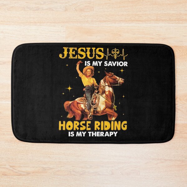 Item preview, Jesus Is My Savior Horse Riding Is My THERAPY Lady designed and sold by Franciscounique.