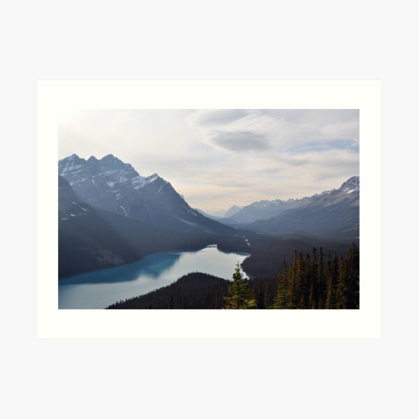 Mountain Lake Forest Dream Art Print