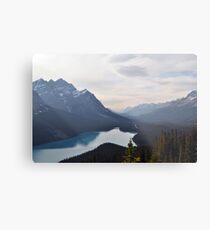 Mountain Lake Forest Dream Metal Print