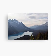 Mountain Lake Forest Dream Canvas Print