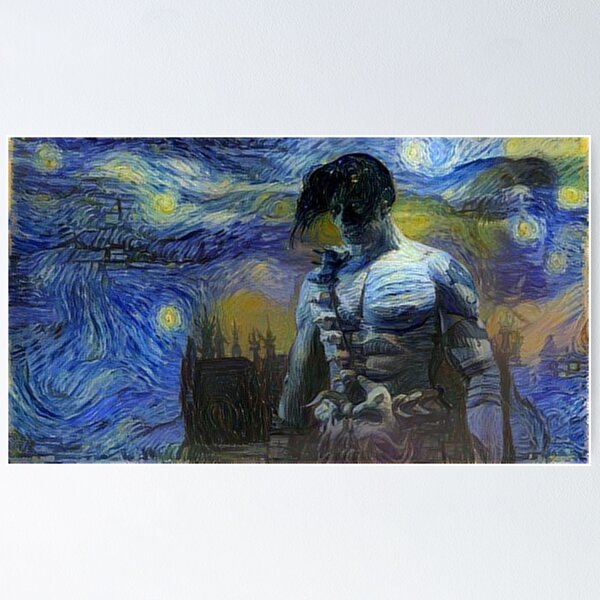Item preview, Planescape Torment The Nameless One Starry Night designed and sold by weirdo97.