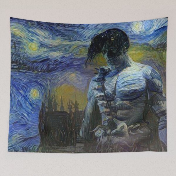 Item preview, Planescape Torment The Nameless One Starry Night designed and sold by weirdo97.