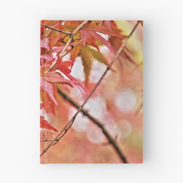 Item preview, Red maple - artistically blurred image of red maple leaves during autumn in Kyoto, Japan designed and sold by vanessal.