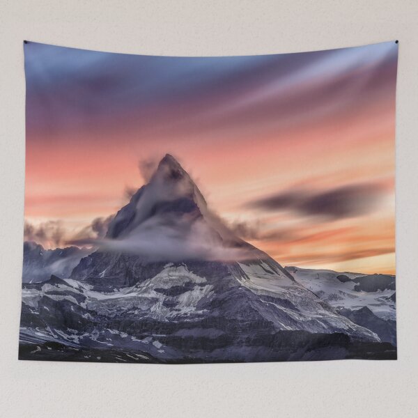 Item preview, Alp Peak Mountain at Sunset designed and sold by TravelDream.