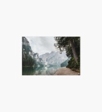 Mountain Lake Hideaway Vacation Nature Photography Art Board