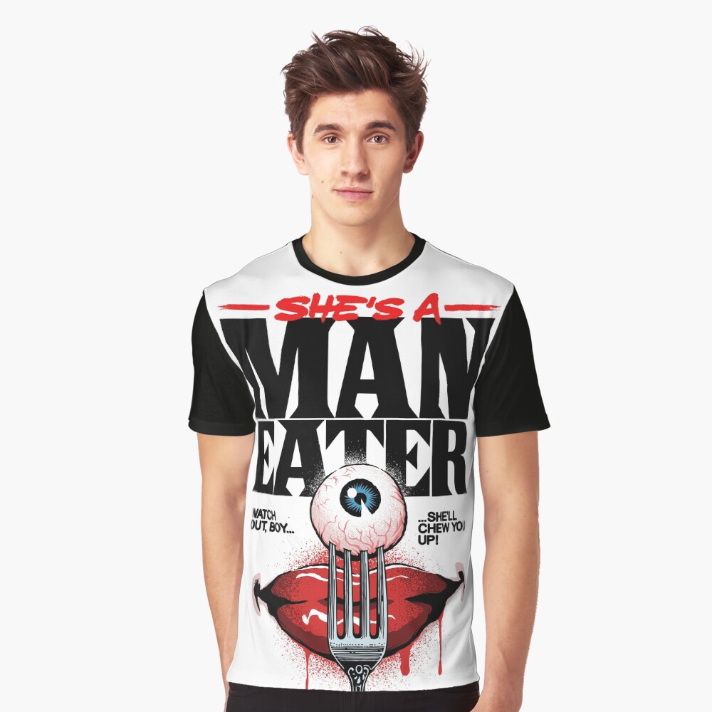 "Maneater" Tshirt by butcherbilly Redbubble