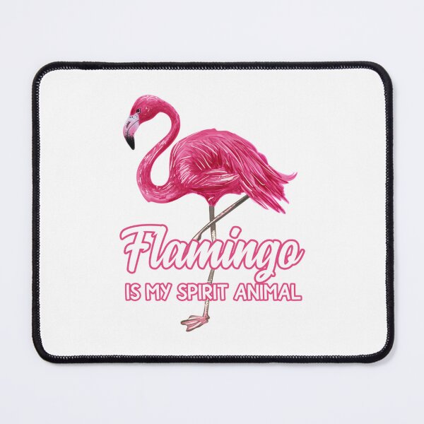 Item preview, Pink flamingo Spirit Animal hawaiin waterbird designed and sold by Austyn Rogahn.
