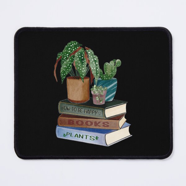 Item preview, Plants on stack of books designed and sold by Austyn Rogahn.