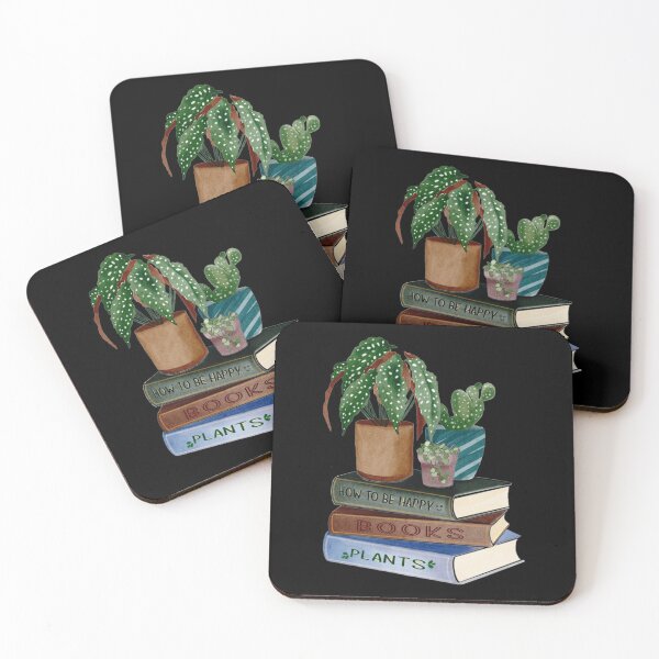Item preview, Plants on stack of books designed and sold by Austyn Rogahn.