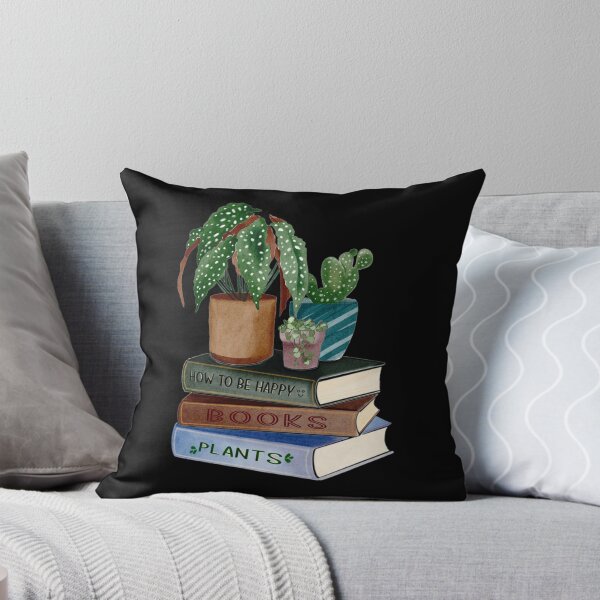 Item preview, Plants on stack of books designed and sold by Austyn Rogahn.