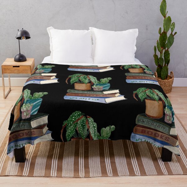 Item preview, Plants on stack of books designed and sold by Austyn Rogahn.
