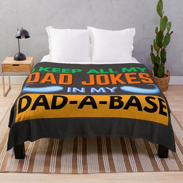 Item preview, I Keep All My Dad Jokes In My Dad-a-Base | Father Day Funny Quotes designed and sold by TrendyUniverse.