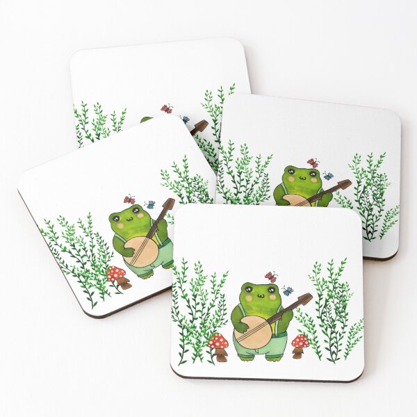 Item preview, Watercolor cute frog designed and sold by Designs1279.